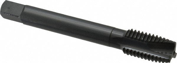 OSG 2593201 Spiral Point Tap: M18 x 2.5, Metric Coarse, 3 Flutes, Plug, 6H, Vanadium High Speed Steel, Oxide Finish Image