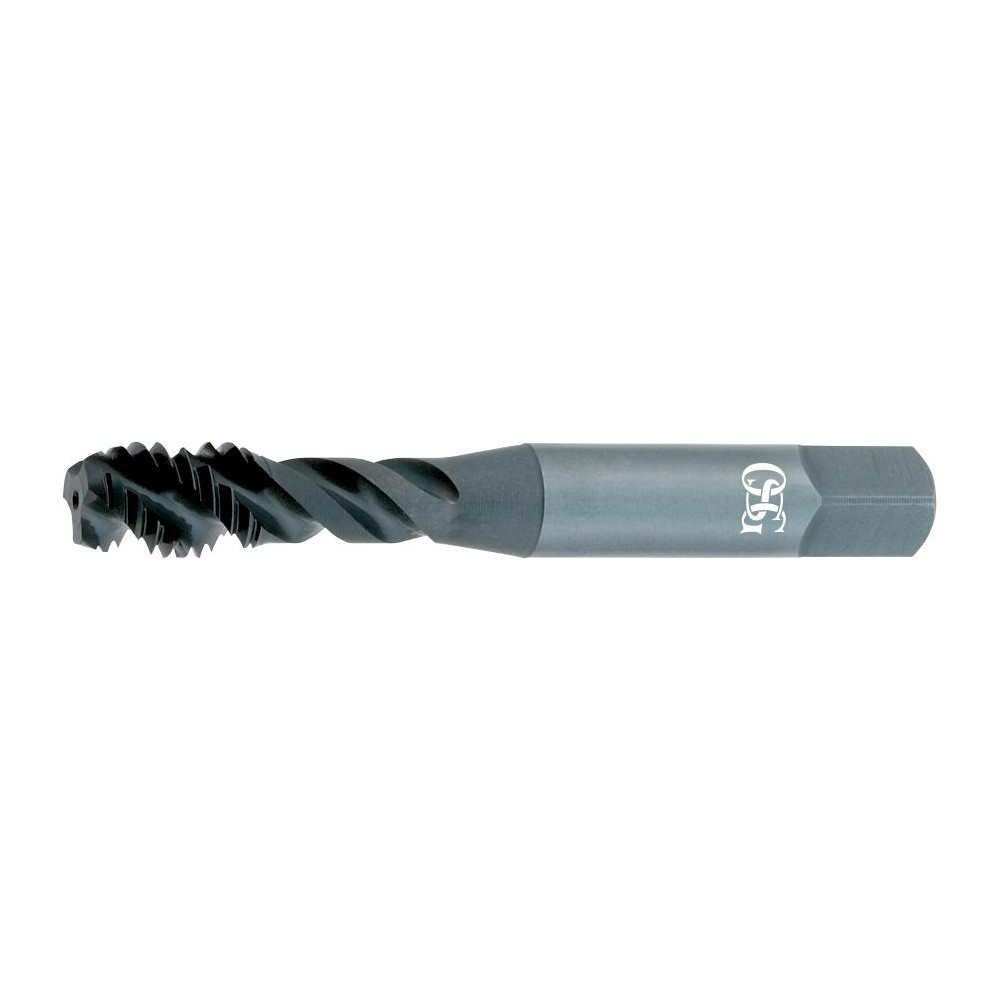 1/4-20 UNC, 3 Flute, 45° Helix, Bottoming Chamfer, Oxide Finish, Vanadium High Speed Steel Spiral Flute STI Tap