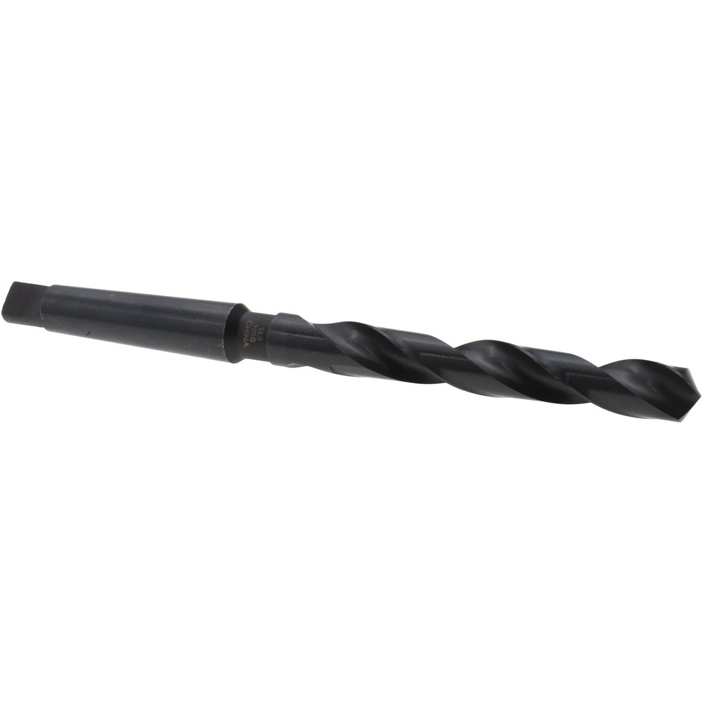 Taper Shank Drill Bit: 16 mm Dia, 2MT, 118 ° Point, High Speed Steel