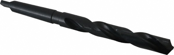 Taper Shank Drill Bit: 19 mm Dia, 2MT, 118 ° Point, High Speed Steel