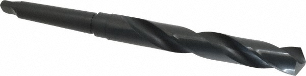 Taper Shank Drill Bit: 22 mm Dia, 2MT, 118 ° Point, High Speed Steel