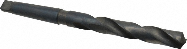 Taper Shank Drill Bit: 24 mm Dia, 3MT, 118 ° Point, High Speed Steel