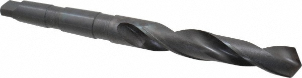 Taper Shank Drill Bit: 25 mm Dia, 3MT, 118 ° Point, High Speed Steel