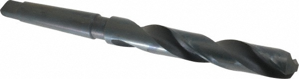 Taper Shank Drill Bit: 26 mm Dia, 3MT, 118 ° Point, High Speed Steel