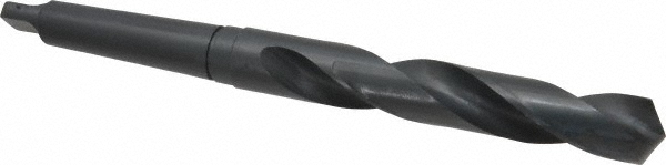 Taper Shank Drill Bit: 27 mm Dia, 3MT, 118 ° Point, High Speed Steel