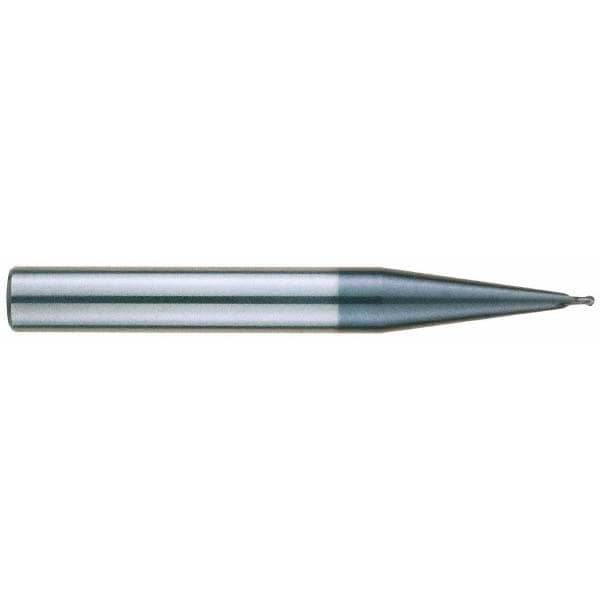 RobbJack MDM-201-12 Ball End Mill: 0.4724" Dia, 0.4724" LOC, 2 Flute, Solid Carbide Image