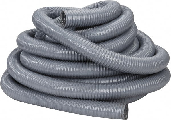 1 ID. 150 PSI to 1 millitorr vacuum rated clear wire reinforced heavy wall  hose