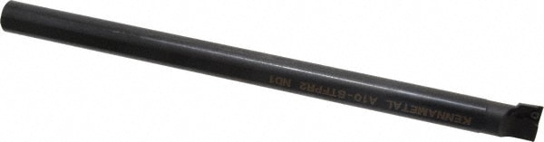 Indexable Boring Bar: A10STFPR2, 19.56 mm Min Bore Dia, Right Hand Cut, 5/8" Shank Dia, Steel