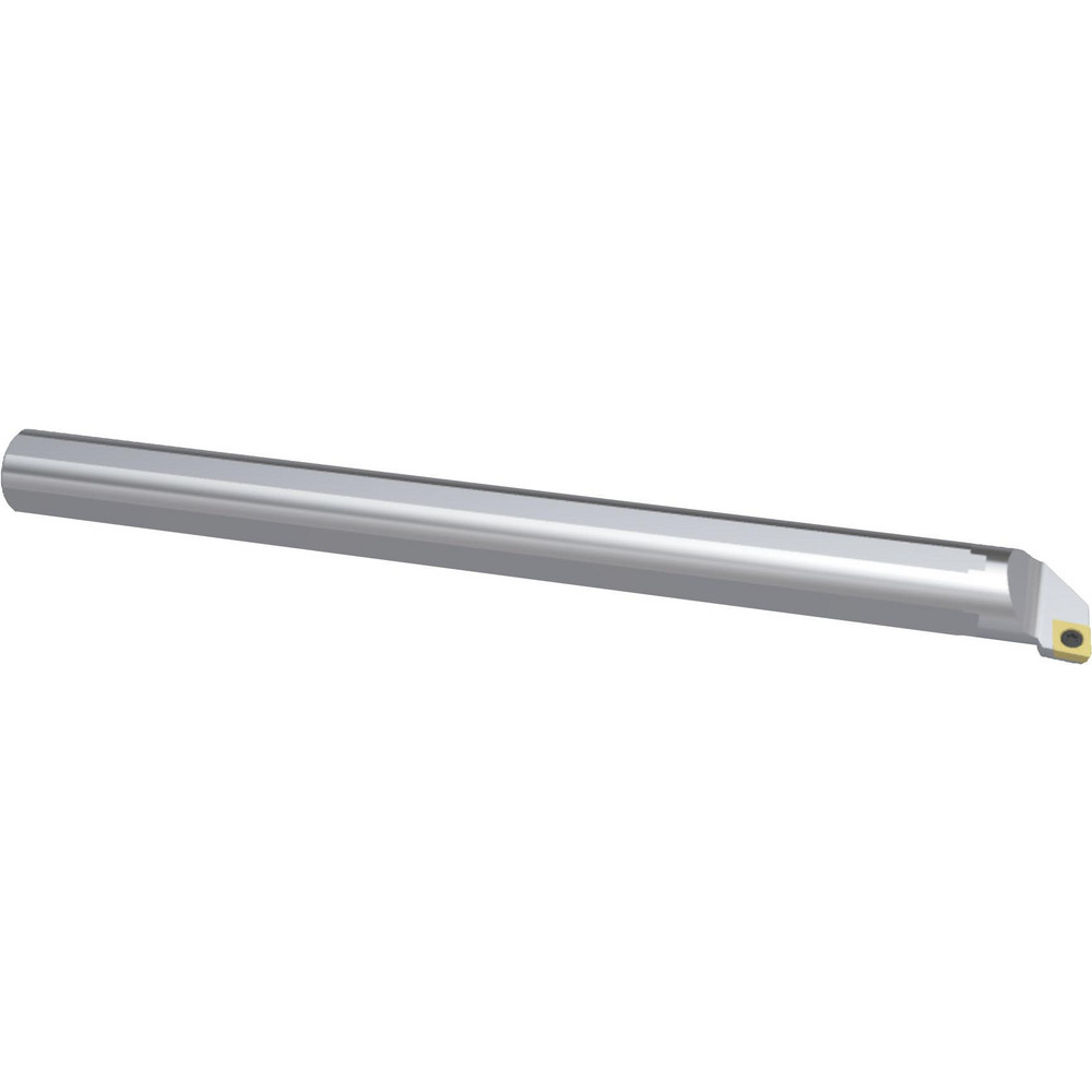 Indexable Boring Bar: A16SCLPL3, 30.48 mm Min Bore Dia, Left Hand Cut, 1" Shank Dia, -5 ° Lead Angle, Steel