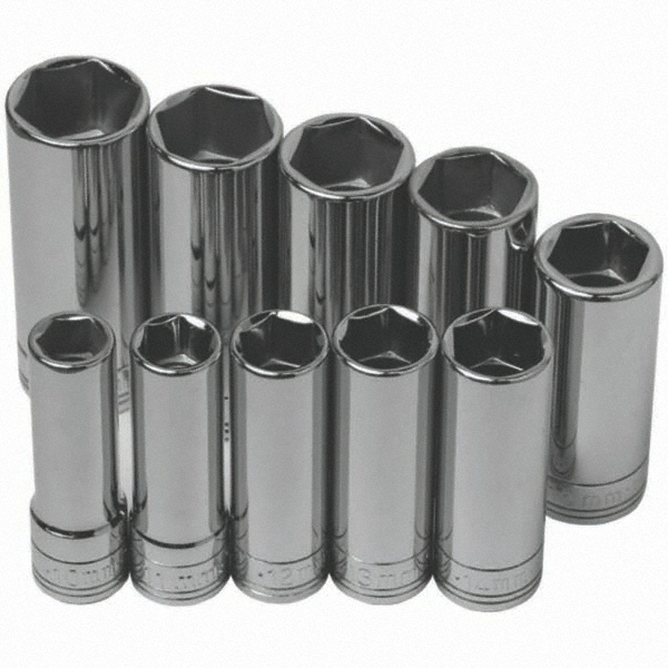 SK 1/4" Drive Standard Socket Set 01585827 MSC Industrial Supply