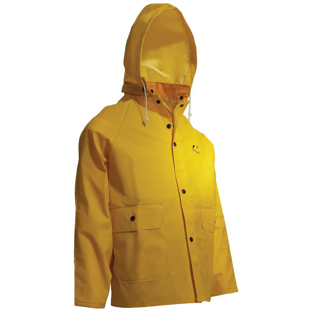 OnGuard Rain Jacket Size Medium, 0, Yellow, Polyester & PVC MSC Direct