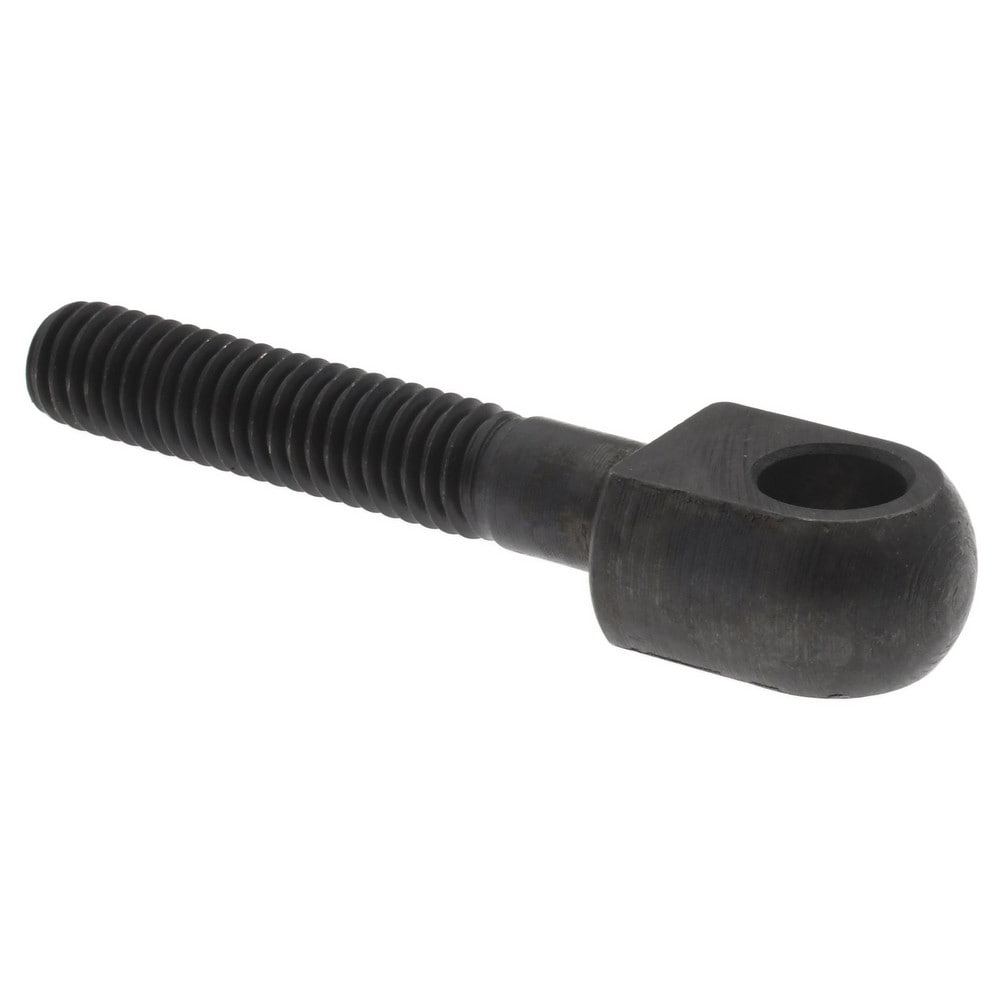 3/8-16, 1-3/8" Thread Length, 3/8" Hole Diam, Steel, Swing Bolt