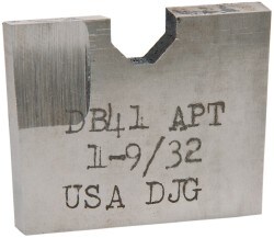 1-9/32 Inch Diameter, 3/16 Inch Thick, High Speed Steel Auxiliary Pilot Blade