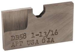 APT DB58 1-13/16 Inch Diameter, 3/16 Inch Thick, High Speed Steel Auxiliary Pilot Blade 
