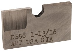 APT DB58 1-13/16 Inch Diameter, 3/16 Inch Thick, High Speed Steel Auxiliary Pilot Blade Image