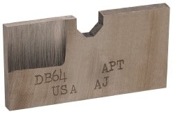 APT DB64 2 Inch Diameter, 3/16 Inch Thick, High Speed Steel Auxiliary Pilot Blade Image