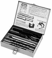 15/16 to 1-1/2" Blade Diam, 3/4" Pilot Diam, Pilot Holder, Blade & Drill Kit