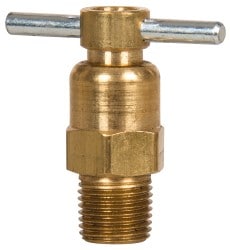 Steel Internal Seat Drain Cock & Shutoff Valve