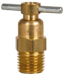 Steel Internal Seat Drain Cock & Shutoff Valve