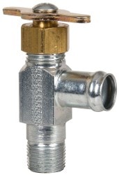 Eaton 211280A 5/8" Pipe, Steel Hose to Pipe Drain Cock & Shutoff Valve Image