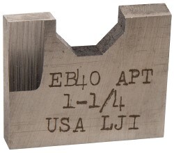 APT EB40 1-1/4 Inch Diameter, 1/4 Inch Thick, High Speed Steel Auxiliary Pilot Blade Image