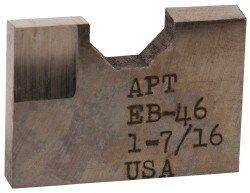 1-7/16 Inch Diameter, 1/4 Inch Thick, High Speed Steel Auxiliary Pilot Blade