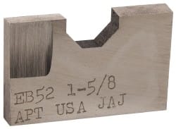 APT EB52 1-5/8 Inch Diameter, 1/4 Inch Thick, High Speed Steel Auxiliary Pilot Blade 