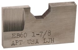 APT EB60 1-7/8 Inch Diameter, 1/4 Inch Thick, High Speed Steel Auxiliary Pilot Blade Image