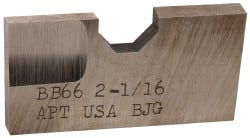 APT EB66 2-1/16 Inch Diameter, 1/4 Inch Thick, High Speed Steel Auxiliary Pilot Blade 
