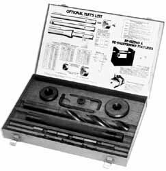 1-1/4 to 3" Blade Diam, 1" Pilot Diam, 1" Twist Drill Diam, Pilot Holder, Blade & Drill Kit