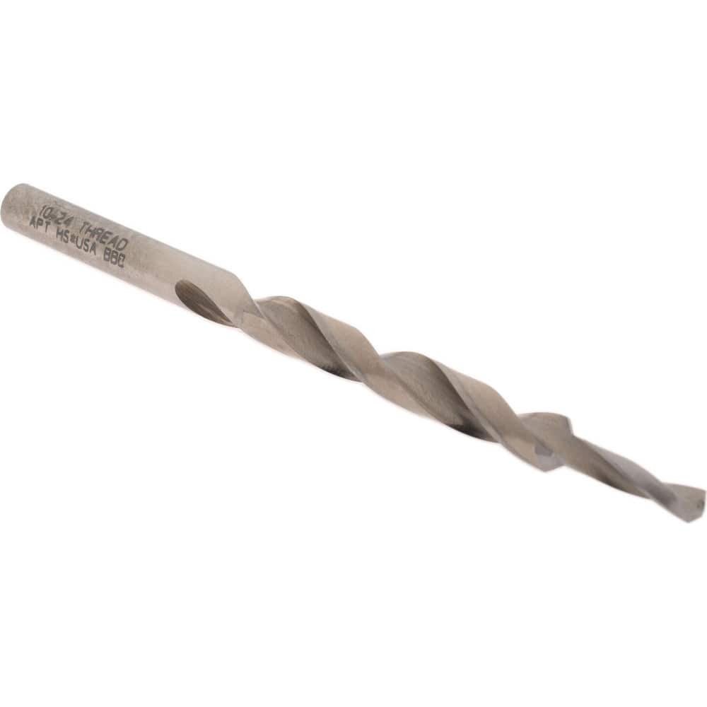 Subland Drill Bit: for 10-24 Screws, 0.152" Drill, 1/4" Step, 4" OAL