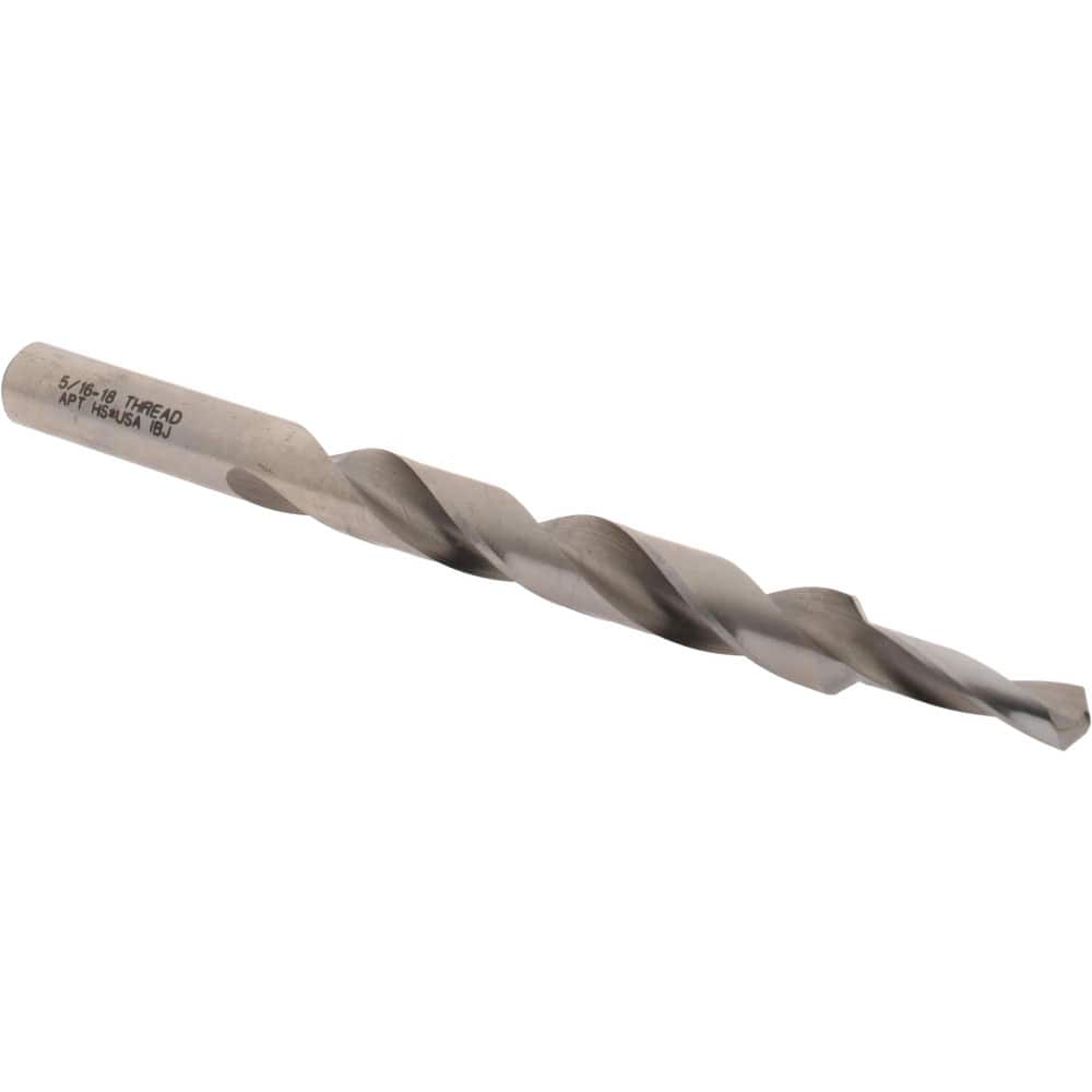 Subland Drill Bit: for 5/16-18 Screws, 0.261" Drill, 0.4063" Step, 5-1/4" OAL