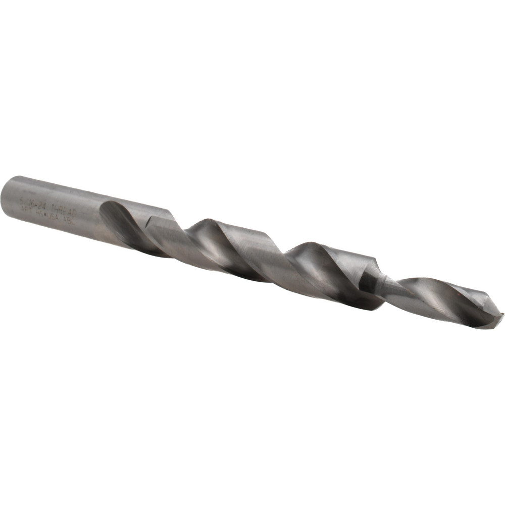 Subland Drill Bit: for 5/16-24 Screws, 0.272" Drill, 0.4063" Step, 5-1/4" OAL