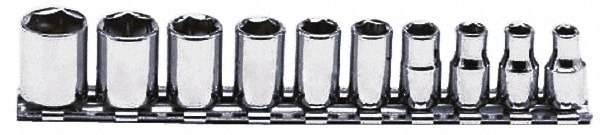 PROTO J47106 Standard Socket Set: 10 Pc Image