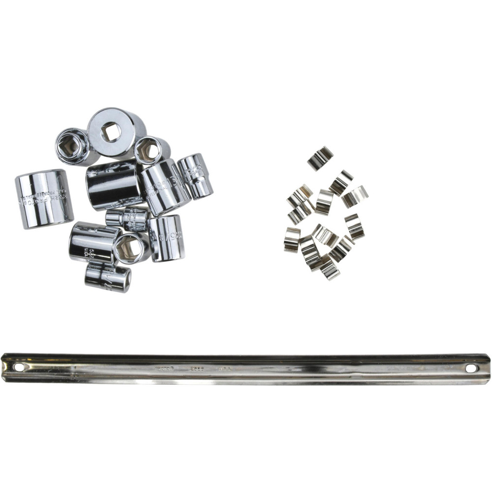 Standard Socket Set: 13 Pc, 3/8" Drive, 1/4 to 1" Socket