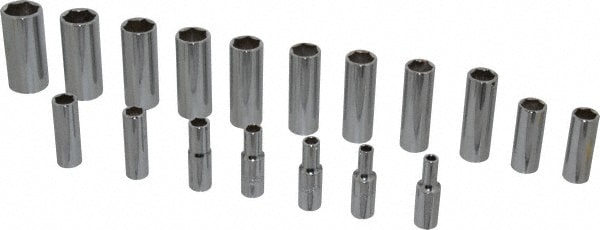 PROTO J52203 Deep Socket Set: 18 Pc Image