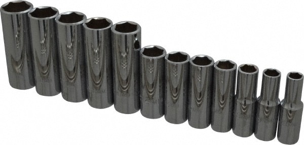 PROTO J52205 Deep Socket Set: 12 Pc Image