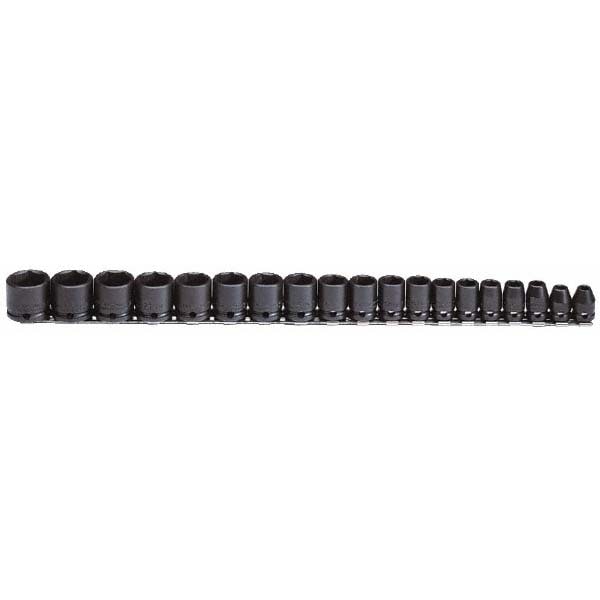 PROTO J72206 Impact Standard Socket Set: 19 Pc Image