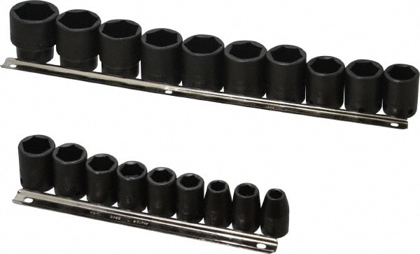 PROTO J74106 Impact Standard Socket Set: 19 Pc Image