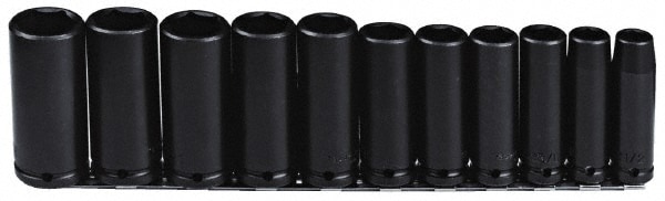 PROTO J74112 Deep Impact Socket Set: 11 Pc Image