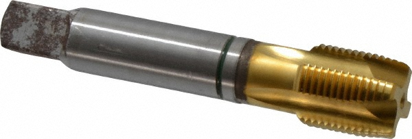 Guhring 9039170254000 Spiral Point Tap: 1-12, UNF, 4 Flutes, Plug, 2B, Cobalt, TiN Finish Image