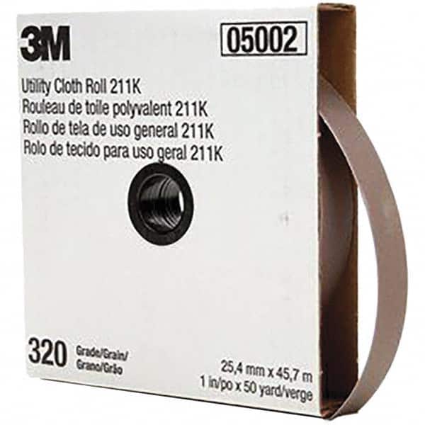 Aluminium Oxide Emery Roll 50m x 25mm x 320 grit 