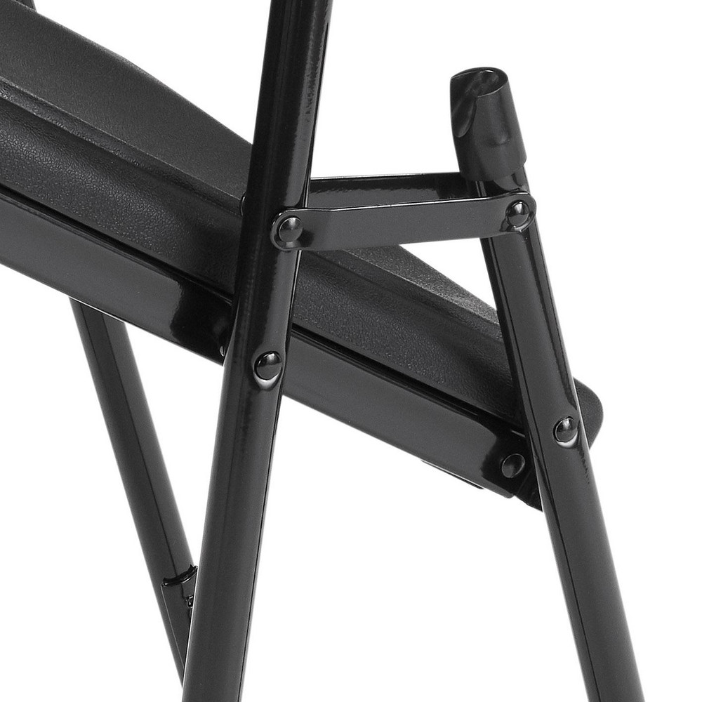 National Public Seating Folding Chairs; Pad Type Armless, Contoured