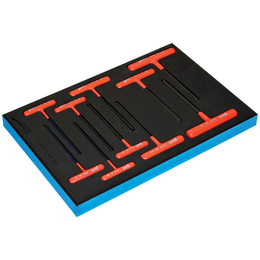 Williams - Hex Key Sets: Tool Type: T-HANDLE HEX DRIVERS; Handle Type ...