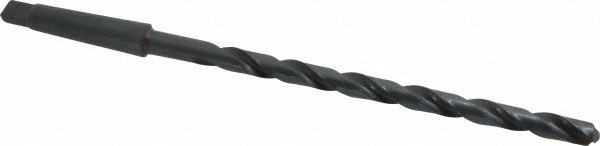 Taper Shank Drill Bit: 1/2" Dia, 2MT, 118 ° Point, High Speed Steel