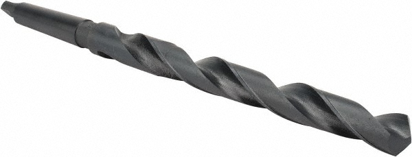 Taper Shank Drill Bit: 13/16" Dia, 3MT, 118 ° Point, High Speed Steel