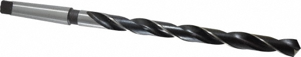 Taper Shank Drill Bit: 27/32" Dia, 3MT, 118 ° Point, High Speed Steel