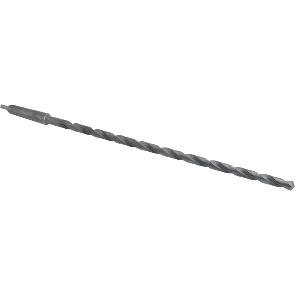Taper Shank Drill Bit: 1/2" Dia, 2MT, 118 ° Point, High Speed Steel