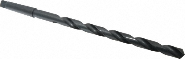 Taper Shank Drill Bit: 27/32" Dia, 3MT, 118 ° Point, High Speed Steel
