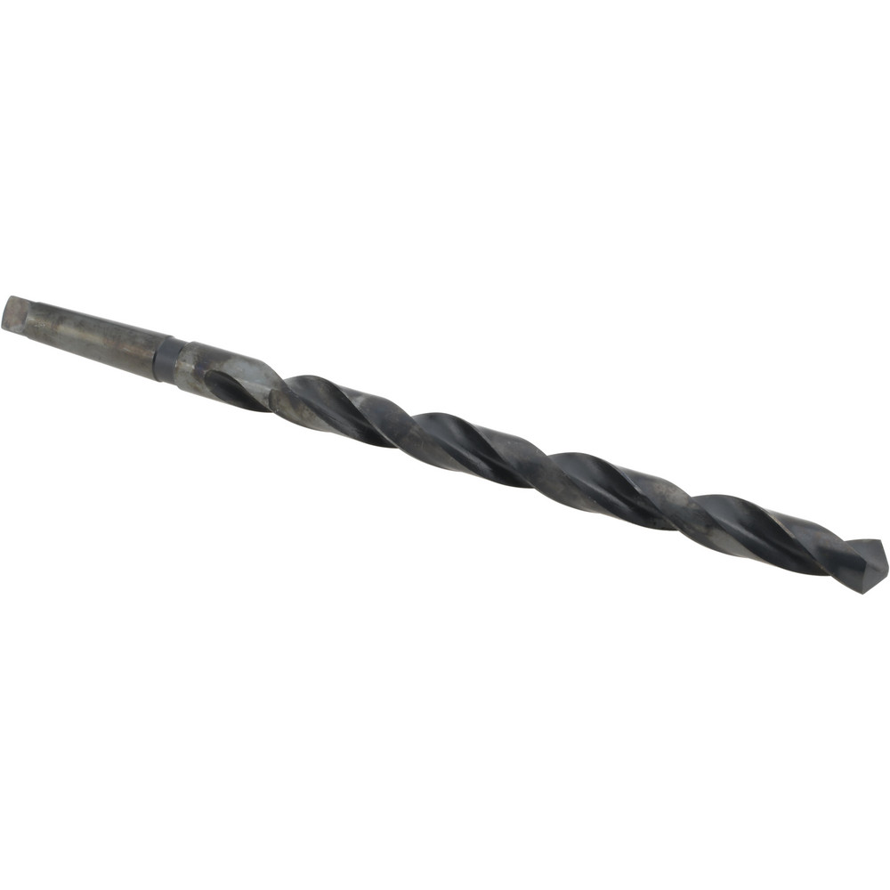 Taper Shank Drill Bit: 1" Dia, 3MT, 118 ° Point, High Speed Steel